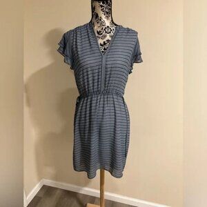 Patterned Blue Dress